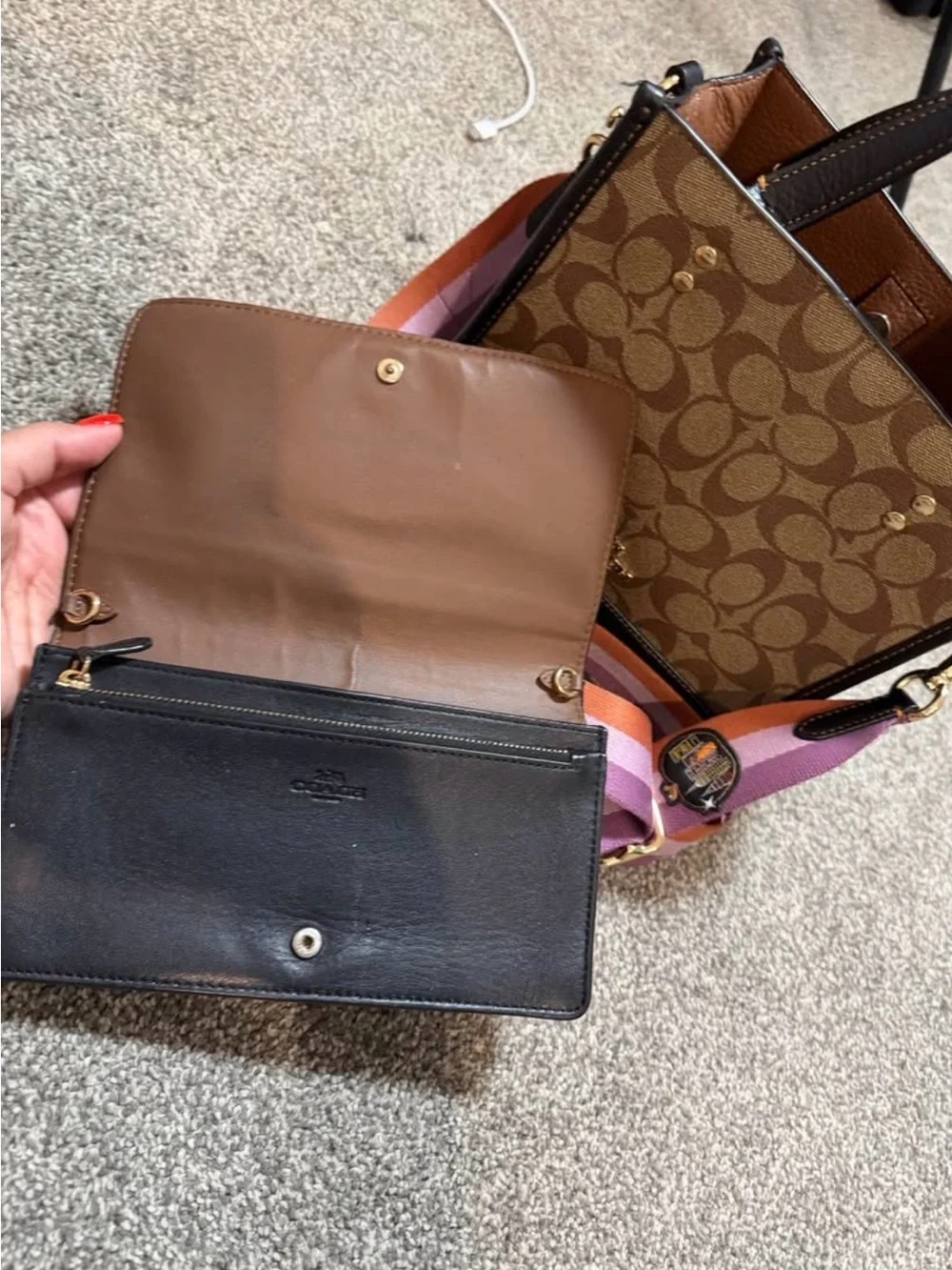 Coach tone tote